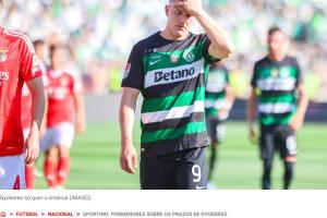 葡媒：约克雷斯转会过去一天里毫无进展，葡体要求全额浮动易触发