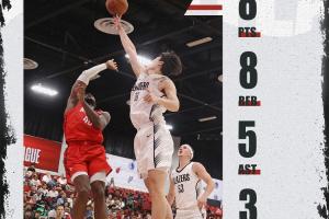 篮板创生涯新高！杨瀚森屡遭包夹贡献8分8板5助3帽 正负值+19