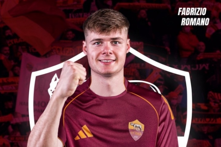 HWG！罗马诺：罗马租借前锋埃文-弗格森，买断选项4000万欧