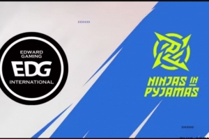 EDG有点超模！Parukia芮尔+Angel岩雀配合拉满 EDG轻松赢首局