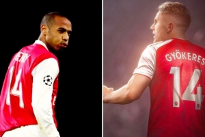 罗马诺：约克雷斯飞往伦敦之前，向阿森纳确认自己希望穿14号球衣