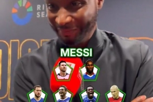 米克尔评最强阵：德罗巴领衔蓝军8将，梅西、卡福、费迪南德在列