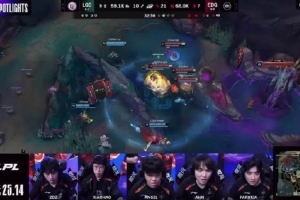 EDG对阵LGD赛场语音 Ahn狂要“五杀五杀” 最终错失