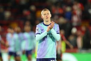 记者：富勒姆考虑正式报价津琴科，阿森纳估值1500万镑