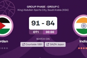 媒体人：印度战约旦是纯正的菜鸡互啄 男篮办了约旦问题应该不大