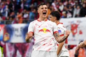 记者：莱比锡队友认为塞斯科比哈兰德出色；转化率是霍伊伦近两倍