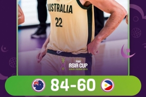 所向披靡！澳大利亚男篮继续保持亚洲杯不败金身 战绩来到16胜0负