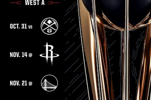开拓者晒NBA杯赛程：11月起先后对阵掘金、火箭、勇士、马刺