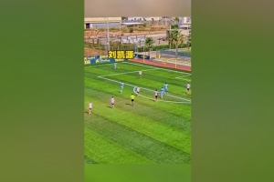 博主晒刘凯源第2场热身赛集锦，冷静摆脱低射破门+沿底线精彩过人