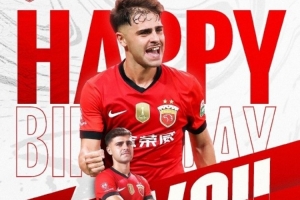 今天是海港球员梅伦多的生日，让我们祝他生日快乐！