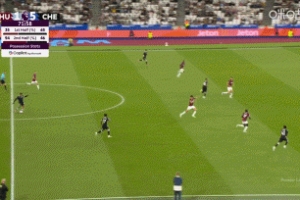 首球还得等！詹姆斯绝妙直塞，18岁埃斯特旺好机会打门但质量不高