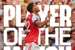 阿森纳5-0大胜利兹联，廷伯被阿森纳官方评选为本场最佳