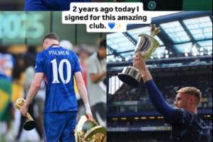 身价飙涨1个亿！帕尔默社媒：2年前的今天我签约了这家超棒的球队