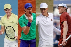 辛纳今年生涯首次大满贯全部晋级四强！已夺两冠一亚！