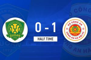 半场-北京国安暂0-1河内公安 国安半场0射正 维唐远射破门