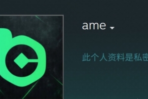 惺惺相惜传奇CS选手s1mple把Steam ID改为了ame 并打了排位
