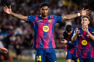 每体：巴萨教练组为拉什福德纠正防守问题，他在进攻端表现很出色