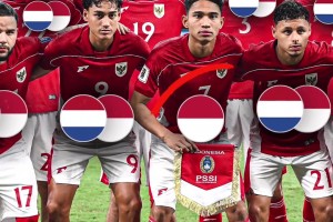 归化大军！ 世亚预对阵澳大利亚时，印尼首发了10名归化球员！