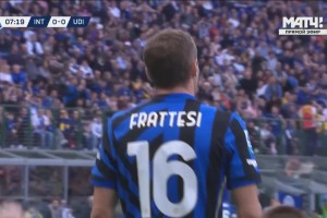 错失良机！弗拉泰西门前两连击，小角度补射空门中柱！