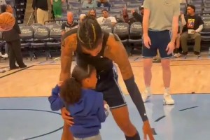 赛前热身惨遭女儿抢断，莫兰特状态“堪忧”啊！