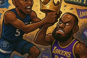 狼蜜晒爱德华兹抢走詹姆斯皇冠海报：还差1场胜利！！