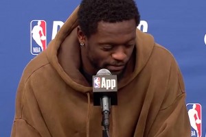 欺负老头！兰德尔调侃：康利已经50岁了，还能这样防守，不容易