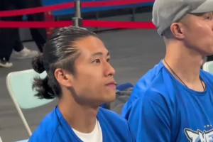 北京国安全队现场观看北京男篮vs浙江广厦的CBA总决赛