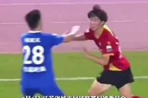 苏超开出罚单！杨笑天因肘击被停赛一场！曾随苏宁获中超冠军！