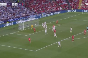 【集锦】女足欧洲杯-里奥拉绝平 瑞士女足1-1芬兰女足晋级8强