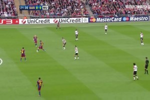 巅峰巴萨中场的恐怖压制代表：哈白梅将前场人数差瞬间拉开！