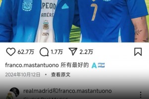说梅西是最好后马斯坦托诺社媒被C罗和皇马球迷冲，置顶梅西合照