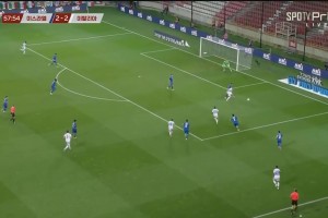 意大利反超！雷特吉背身做球助攻，波利塔诺铲射破门